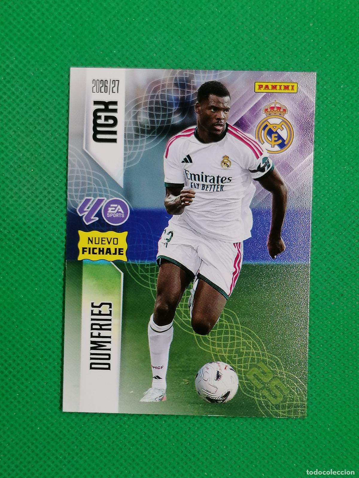 Figurine di Calcio: 472 DUMFRIES REAL MADRID NUEVOS FICHAJES 2&ordm; EDICION ⚽ MEGACRACKS LIGA 2026 2027 26 27 ⚽