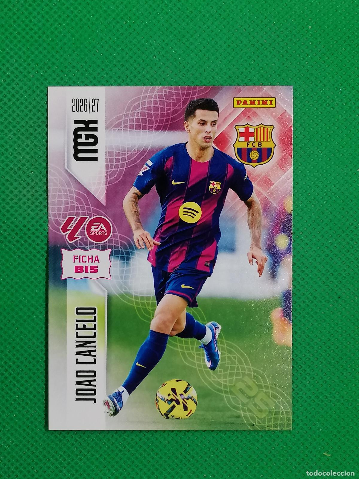 Cromos de f&uacute;tbol: 81 BIS 81BIS JOAO CANCELO BARCELONA 2&ordf; EDICION ⚽ MEGACRACKS LIGA 2026 2027 26 27 ⚽