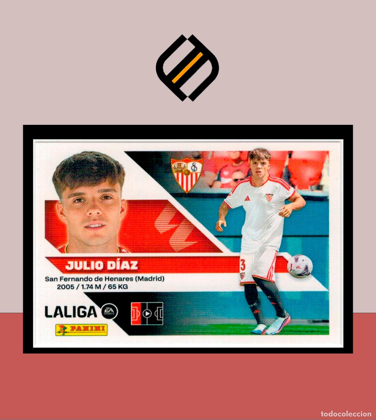 Cartes &agrave; collectionner de Football: LIGA ESTE 2026 2027 26 27 PANINI N&ordm; 8 BIS JULIO DIAZ SEVILLA 3 EDICI&Oacute;N STICKER COLECCI&Oacute;N