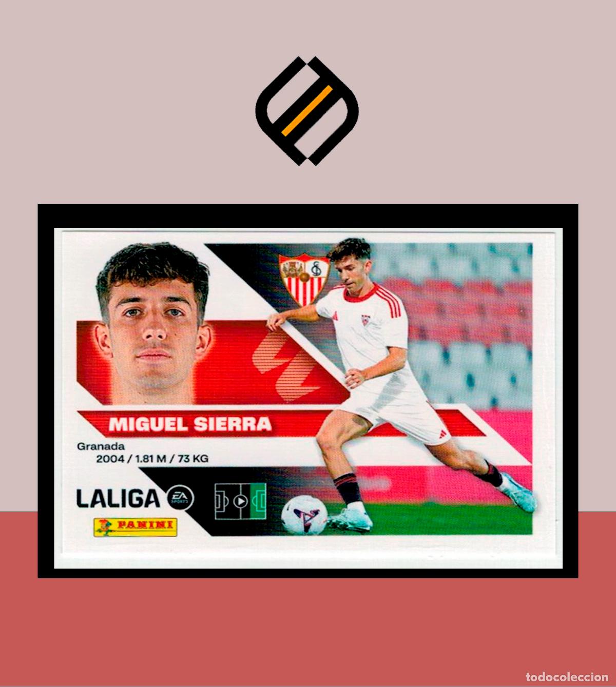 Cartes &agrave; collectionner de Football: LIGA ESTE 2026 2027 26 27 PANINI N&ordm; 19 BIS MIGUEL SIERRA SEVILLA 3 EDICI&Oacute;N STICKER COLECCI&Oacute;N