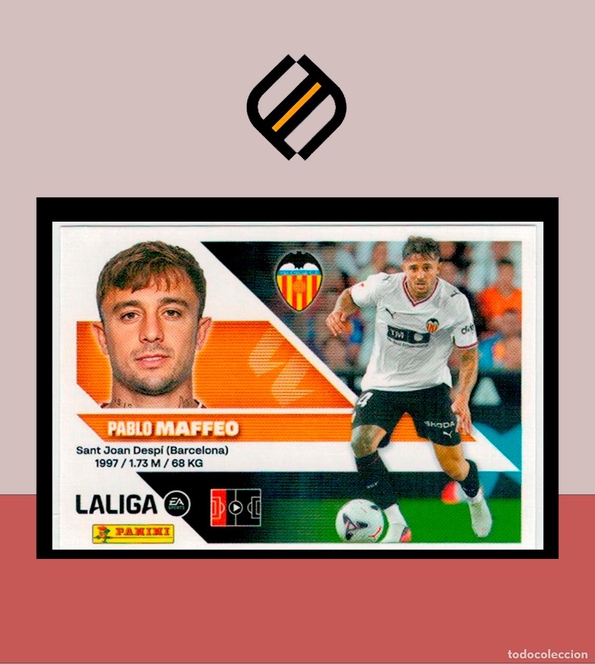 Cromos de f&uacute;tbol: LIGA ESTE 2026 2027 26 27 PANINI FICHAJE N&ordm; 28 MAFFEO VALENCIA 3 EDICI&Oacute;N STICKER COLECCI&Oacute;N