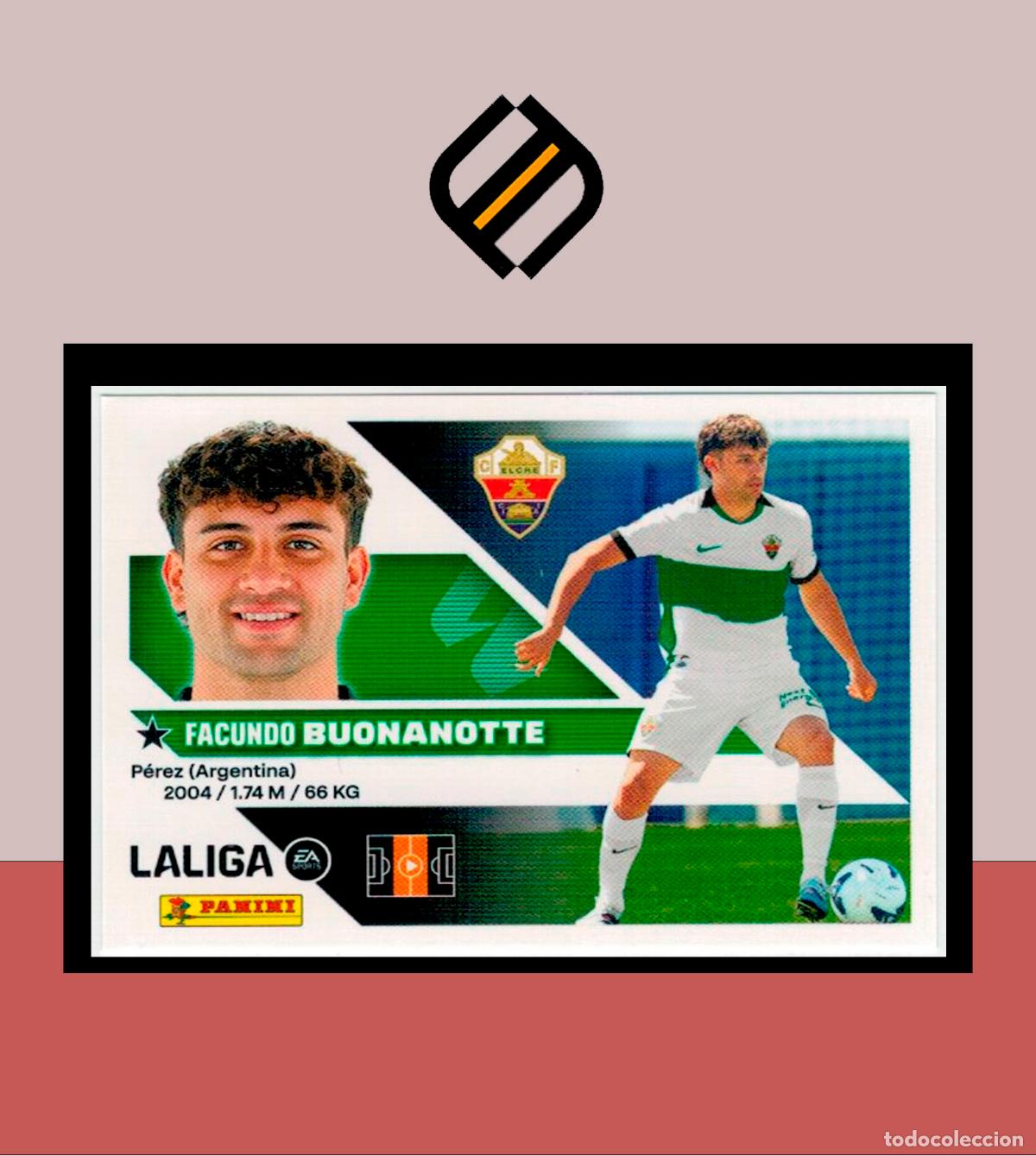 Cromos de f&uacute;tbol: LIGA ESTE 2026 2027 26 27 PANINI FICHAJE N&ordm; 32 BUONANOTTE ELCHE 3 EDICI&Oacute;N STICKER COLECCI&Oacute;N