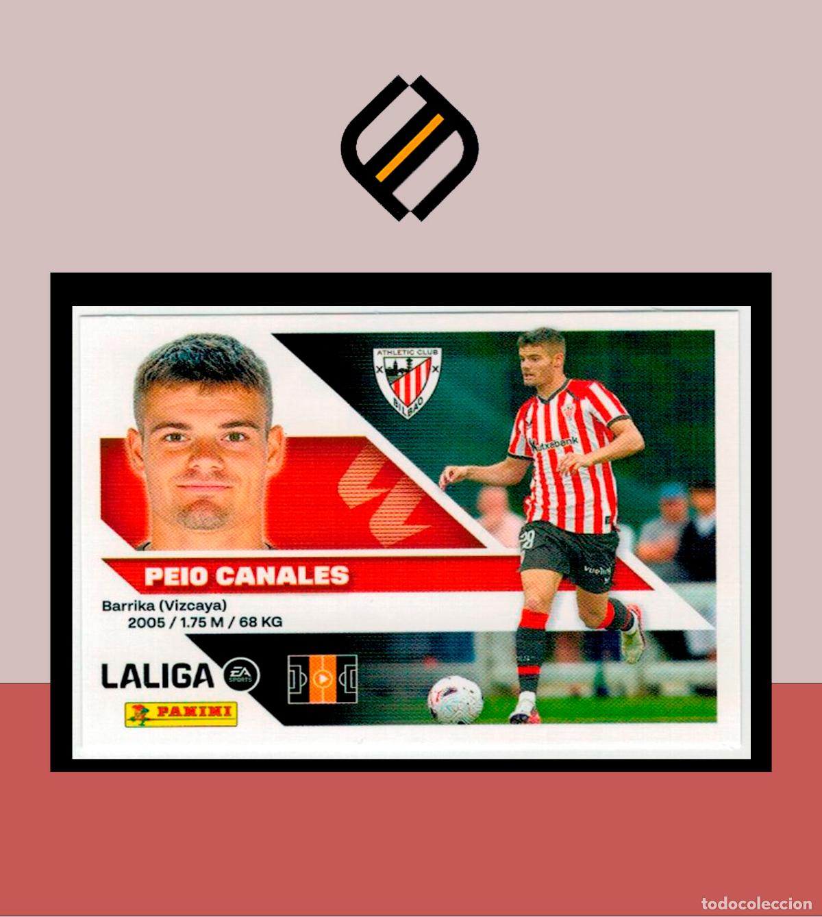 Cromos de f&uacute;tbol: LIGA ESTE 2026 2027 26 27 PANINI FICHAJE 35 PEIO CANALES ATHLETIC BILBAO 3 EDICI&Oacute;N STICKER COLECCI&Oacute;N