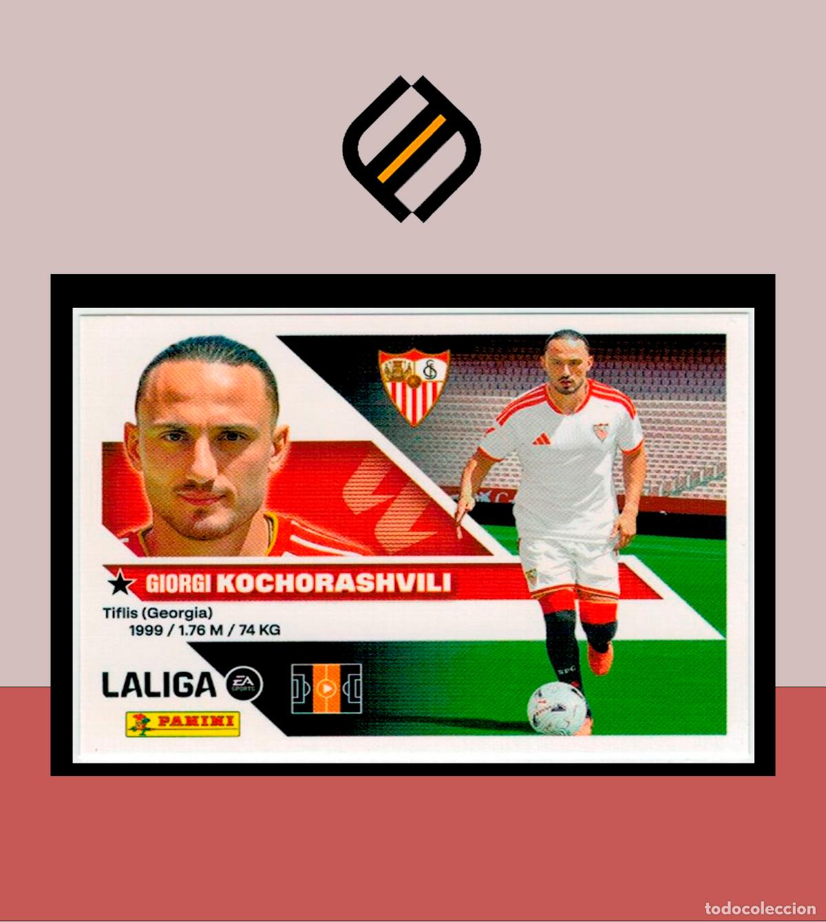 Cromos de f&uacute;tbol: LIGA ESTE 2026 2027 26 27 PANINI FICHAJE N&ordm; 36 KOCHORASHVILI SEVILLA 3 EDICI&Oacute;N STICKER COLECCI&Oacute;N