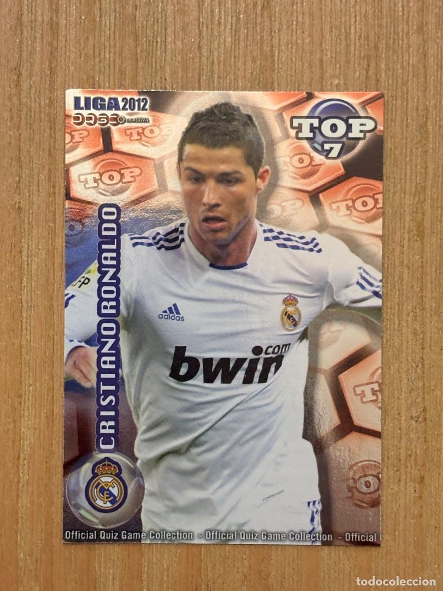 Cromos de Futebol: 28. CROMO MUNDICROMO 2011-12 11-12 FICHAS TOP 7 CRISTIANO RONALDO VERSION ROJO N 596