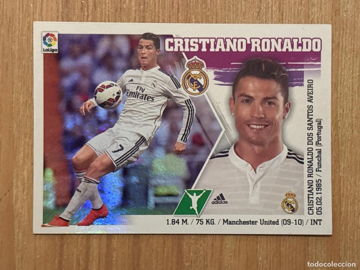 Cartes &agrave; collectionner de Football: 28. CROMO LIGA ESTE 2015-16 15-16 CRISTIANO RONALDO N 19 SIN PEGAR REAL MADRID