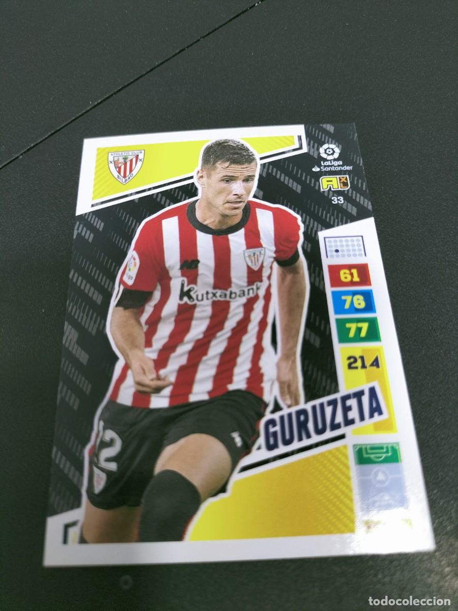 Football Stickers: 1 CROMO FICHA PANINI ADRENALYN 2022-2023 22-23 ATHLETIC BILBAO 33 GURUZETA
