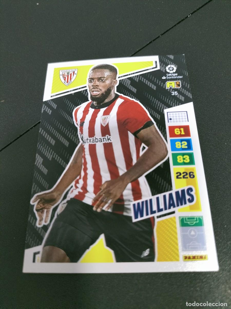 Football Stickers: 1 CROMO FICHA PANINI ADRENALYN 2022-2023 22-23 ATHLETIC BILBAO 35 WILLIAMS