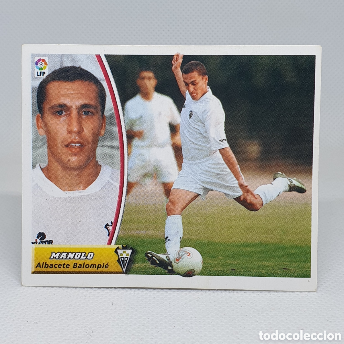 Fu&szlig;ball-Sticker: ⚽️ CROMO D FUTBOL COLOCA MANOLO ALBACETE LIGA 2003-2004 ESTAMPAS EDICIONES ESTE LIGA 03-04 NO PANINI