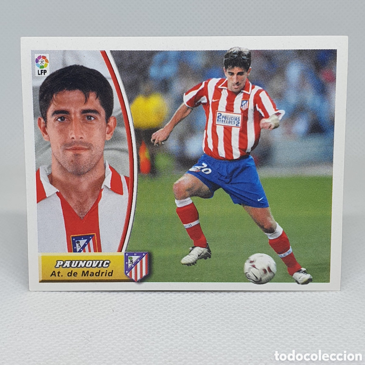 Figurine di Calcio: ⚽️ CROMO DE FUTBOL COLOCA PAUNOVIC ATLETICO DE MADRID LIGA 2003-2004 ESTAMPAS EDICIONES ESTE LIGA