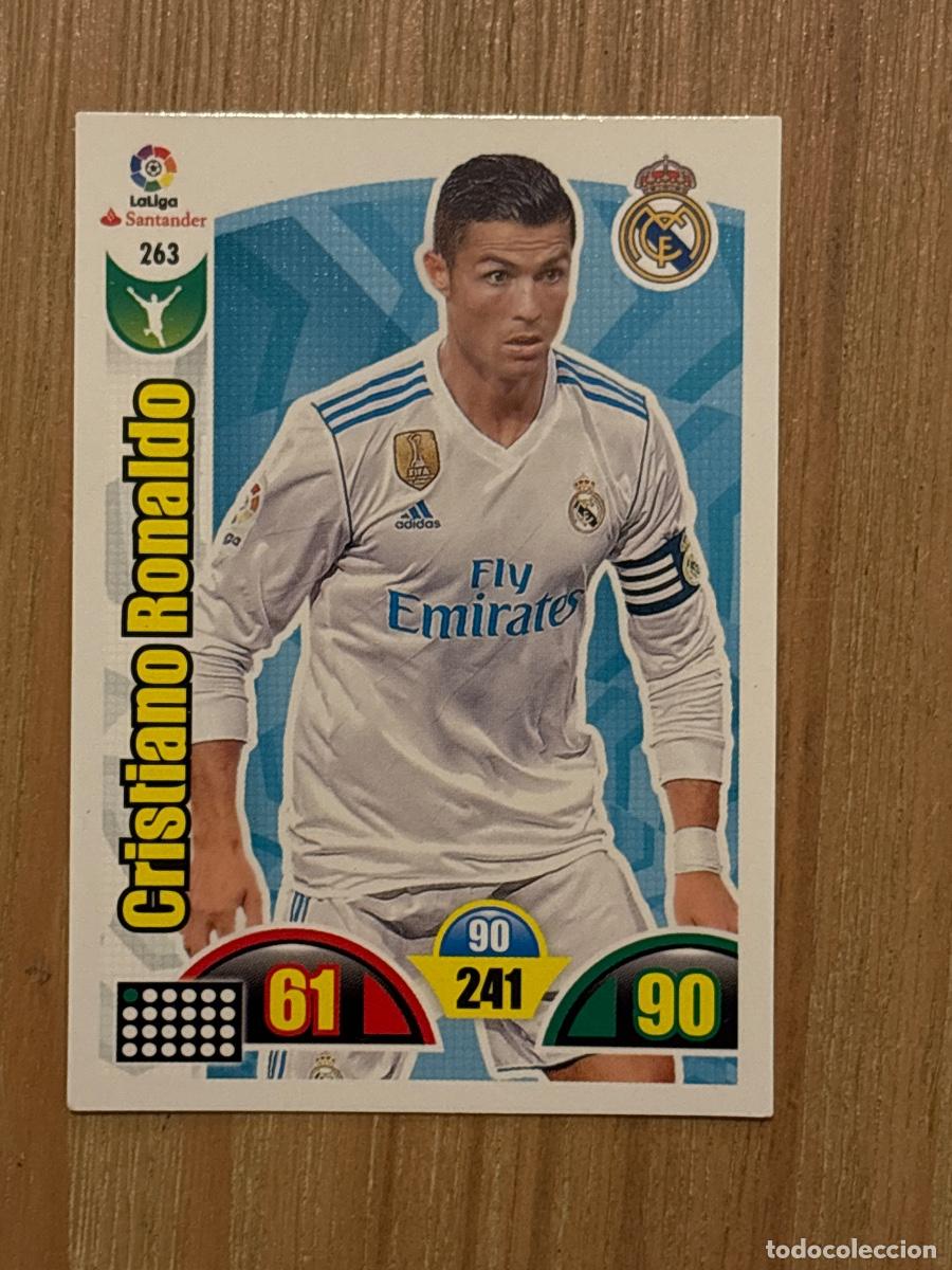 Figurine di Calcio: 28. CRISTIANO RONALDO ADRENALYN 2017-18 17-18 ALBUM PANINI N 263 REAL MADRID