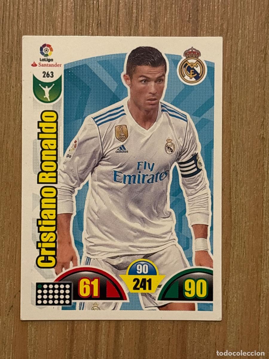 Figurine di Calcio: 28. CRISTIANO RONALDO ADRENALYN 2017-18 17-18 ALBUM PANINI N 263 REAL MADRID