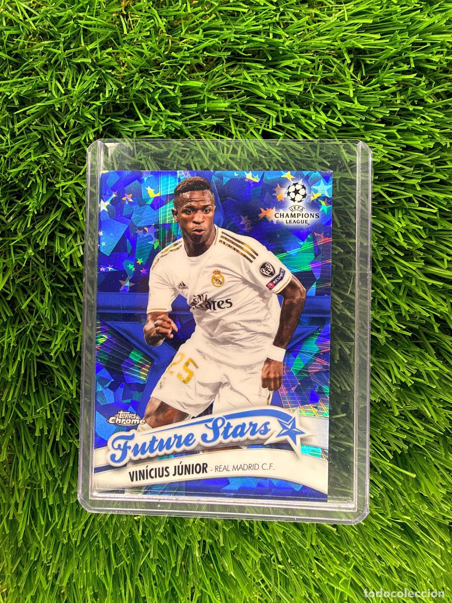 Figurine di Calcio: N&ordm; FS-VJ Vin&iacute;cius J&uacute;nior Future Stars Real Madrid CF UEFA Clubs Competitions Sapphire 19 20