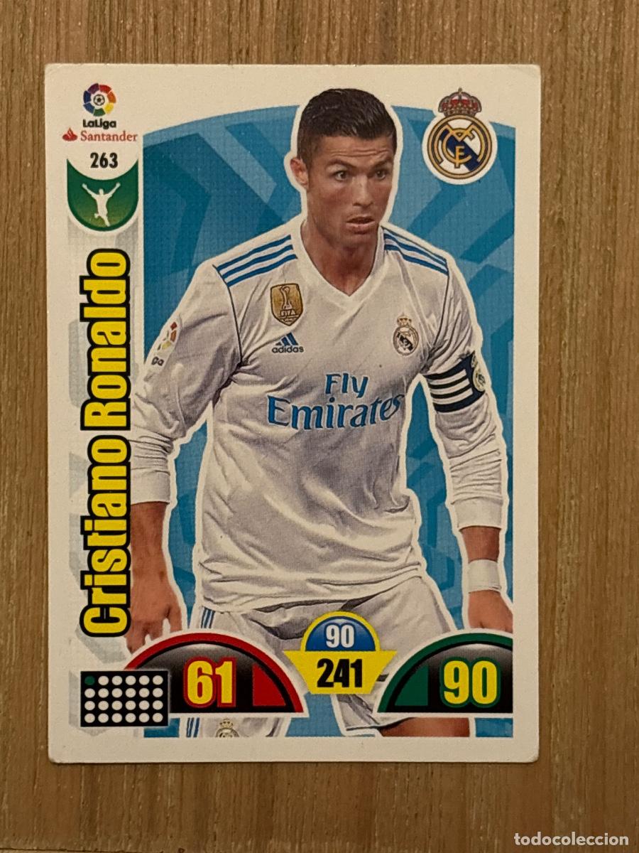 Figurine di Calcio: 28. CRISTIANO RONALDO ADRENALYN 2017-18 17-18 ALBUM PANINI N 263 REAL MADRID