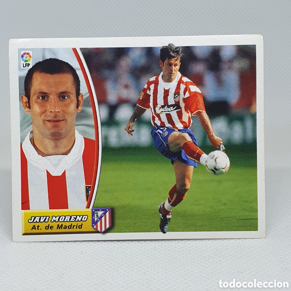 Figurine di Calcio: ⚽️ CROMO DE FUTBOL COLOCA JAVI MORENO ATLETICO DE MADRID LIGA 2003-2004 ESTAMPAS EDICIONES ESTE LIGA