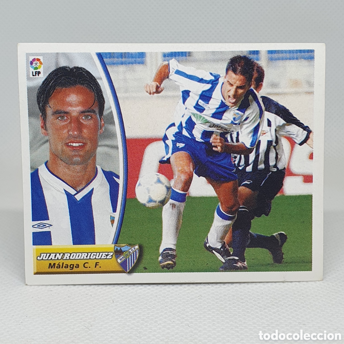 Figurine di Calcio: ⚽️ CROMO DE FUTBOL COLOCA JUAN RODRIGUEZ MALAGA LIGA 2003-2004 ESTAMPAS EDICIONES ESTE LIGA 03-04