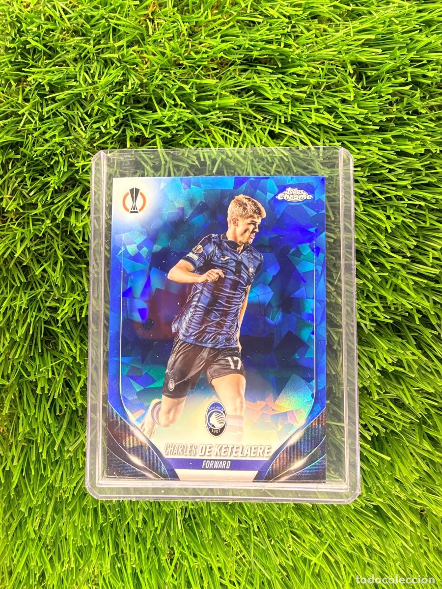 Figurine di Calcio: N&ordm; 19 Charles de Ketelaere Atalanta UEFA Clubs Competitions Sapphire 23 24