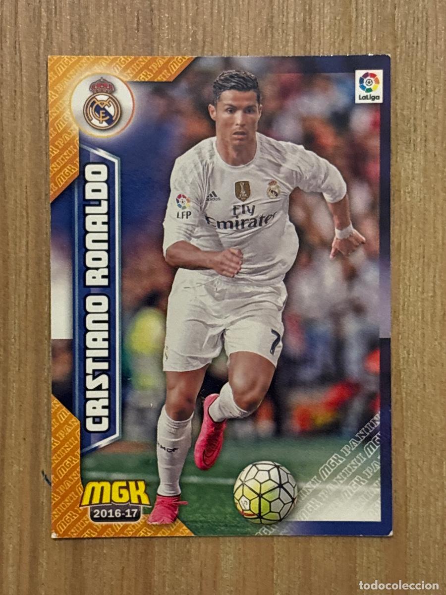 Figurine di Calcio: 28. CROMO MGK N 344 CRISTIANO RONALDO REAL MADRID ALBUM MEGACRACKS LIGA 2016-17 16 -17