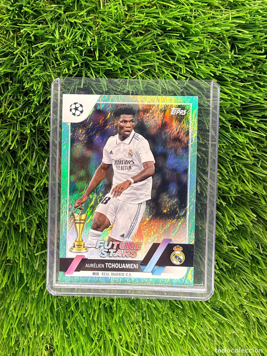 Figurine di Calcio: N&ordm; 124 Aur&eacute;lien Tchouam&eacute;ni Real Madrid CF UEFA Clubs Competitions Jade 22 23