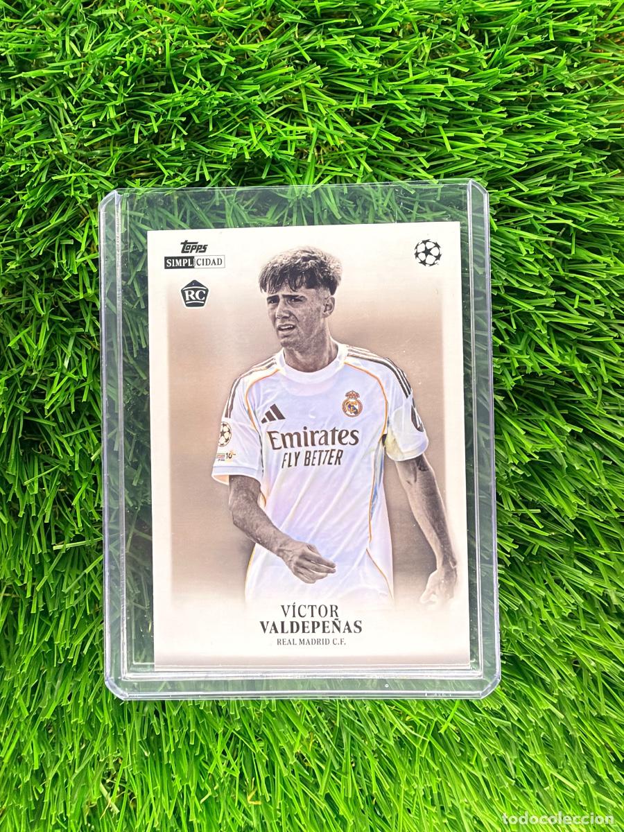 Cartes &agrave; collectionner de Football: V&iacute;ctor Valdepe&ntilde;as Joyas Rookie Card Real Madrid CF Topps Simplicidad 2026