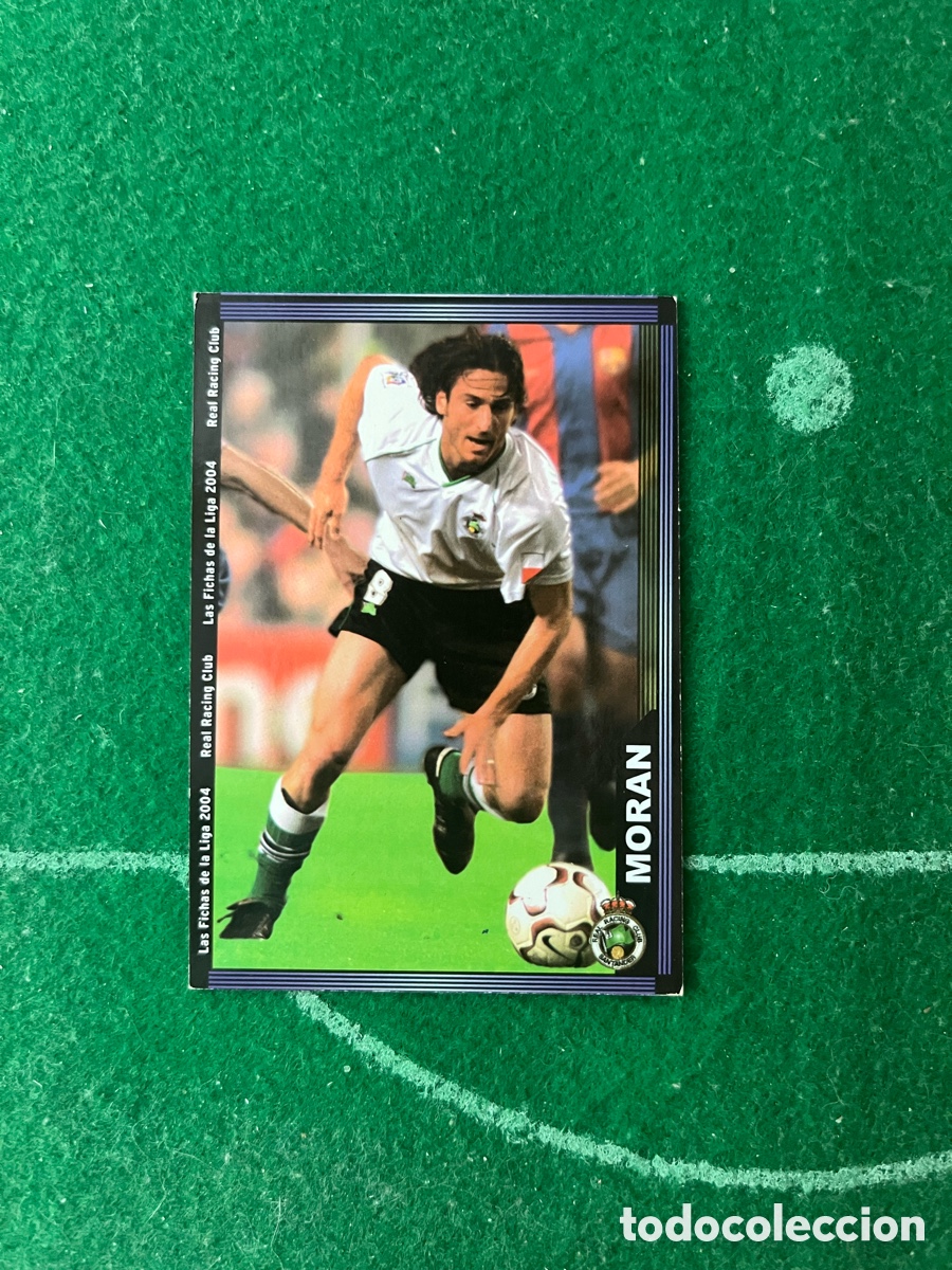 Cartes &agrave; collectionner de Football: 421 MOR&Aacute;N RACING DE SANTANDER LAS FICHAS DE LA LIGA 2003 2004 MUNDICROMO