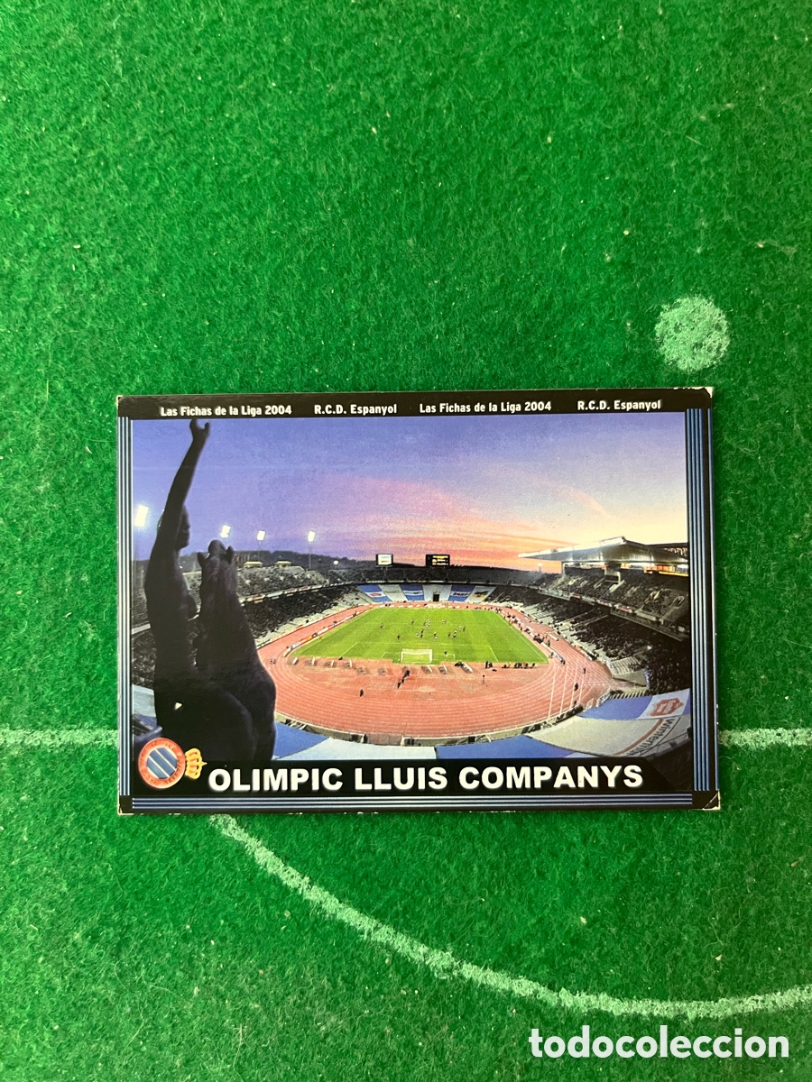 Figurine di Calcio: 434 OLIMPIC LLUIS COMPANYS ESPANYOL LAS FICHAS DE LA LIGA 2003 2004 MUNDICROMO ESTADIO