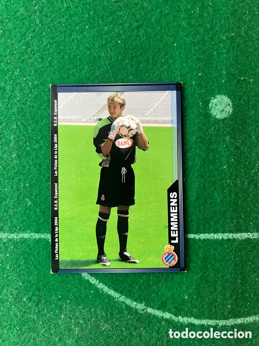 Cartes &agrave; collectionner de Football: 437 LEMMENS ESPANYOL LAS FICHAS DE LA LIGA 2003 2004 MUNDICROMO