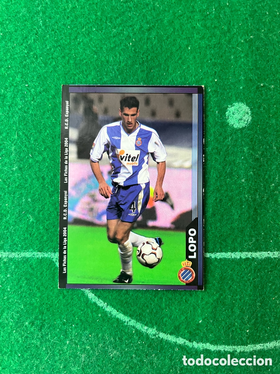 Cartes &agrave; collectionner de Football: 440 LOPO ESPANYOL LAS FICHAS DE LA LIGA 2003 2004 MUNDICROMO