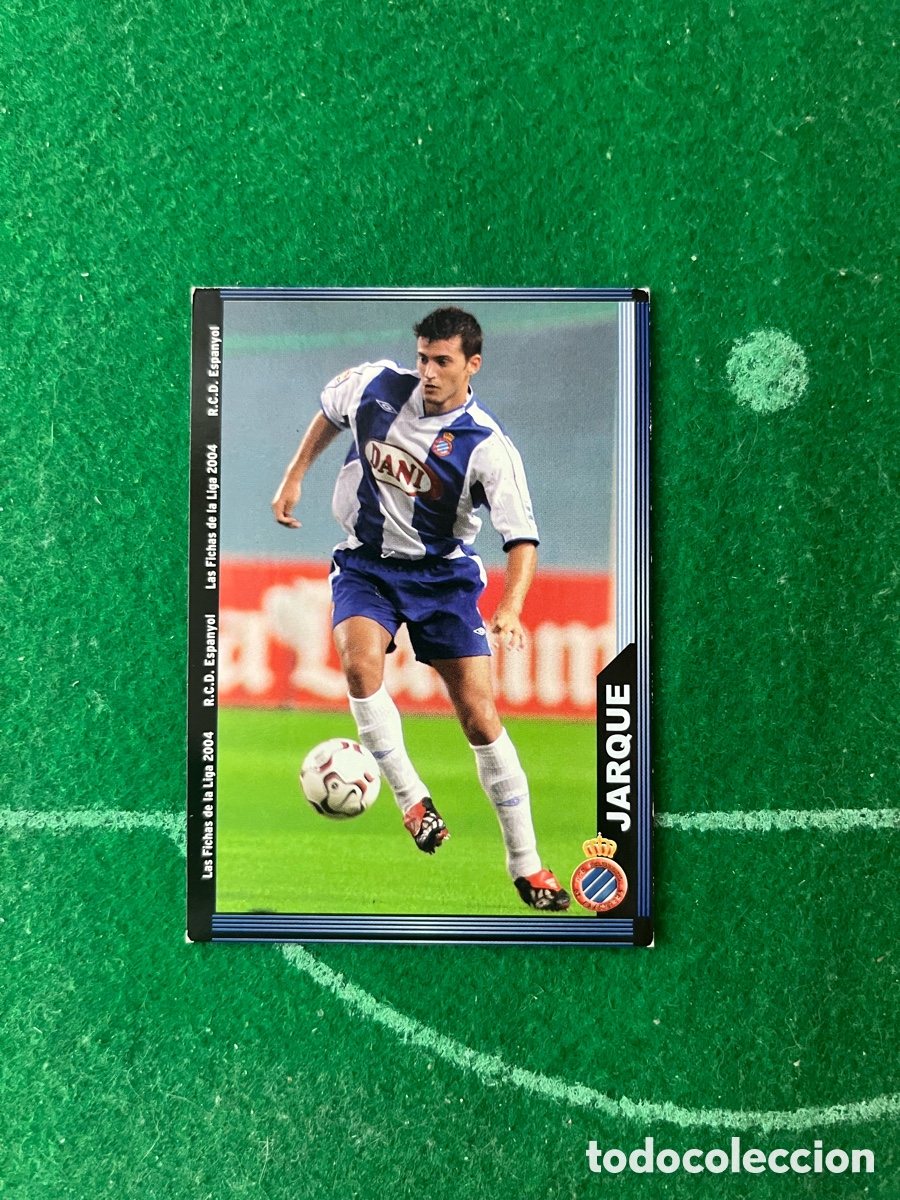 Cartes &agrave; collectionner de Football: 444 JARQUE ESPANYOL LAS FICHAS DE LA LIGA 2003 2004 MUNDICROMO