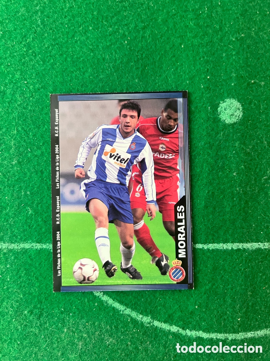 Cartes &agrave; collectionner de Football: 447 MORALES ESPANYOL LAS FICHAS DE LA LIGA 2003 2004 MUNDICROMO