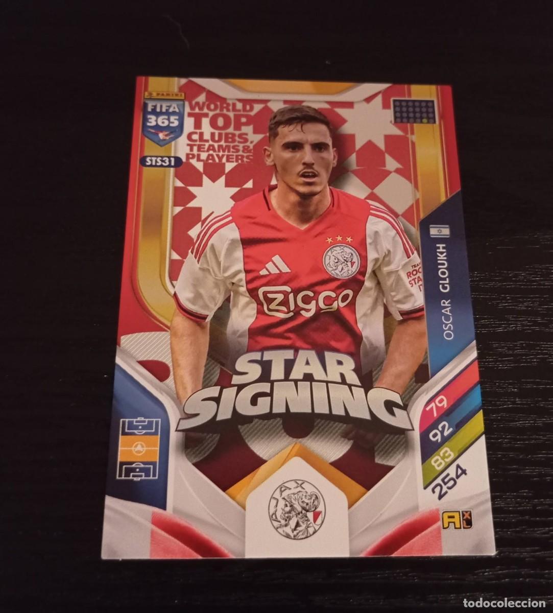 Cartes &agrave; collectionner de Football: -PANINI ADRENALYN FIFA 365 2026 : STS31 OSCAR GLOUKH ( AJAX ) -- STAR SIGNING --
