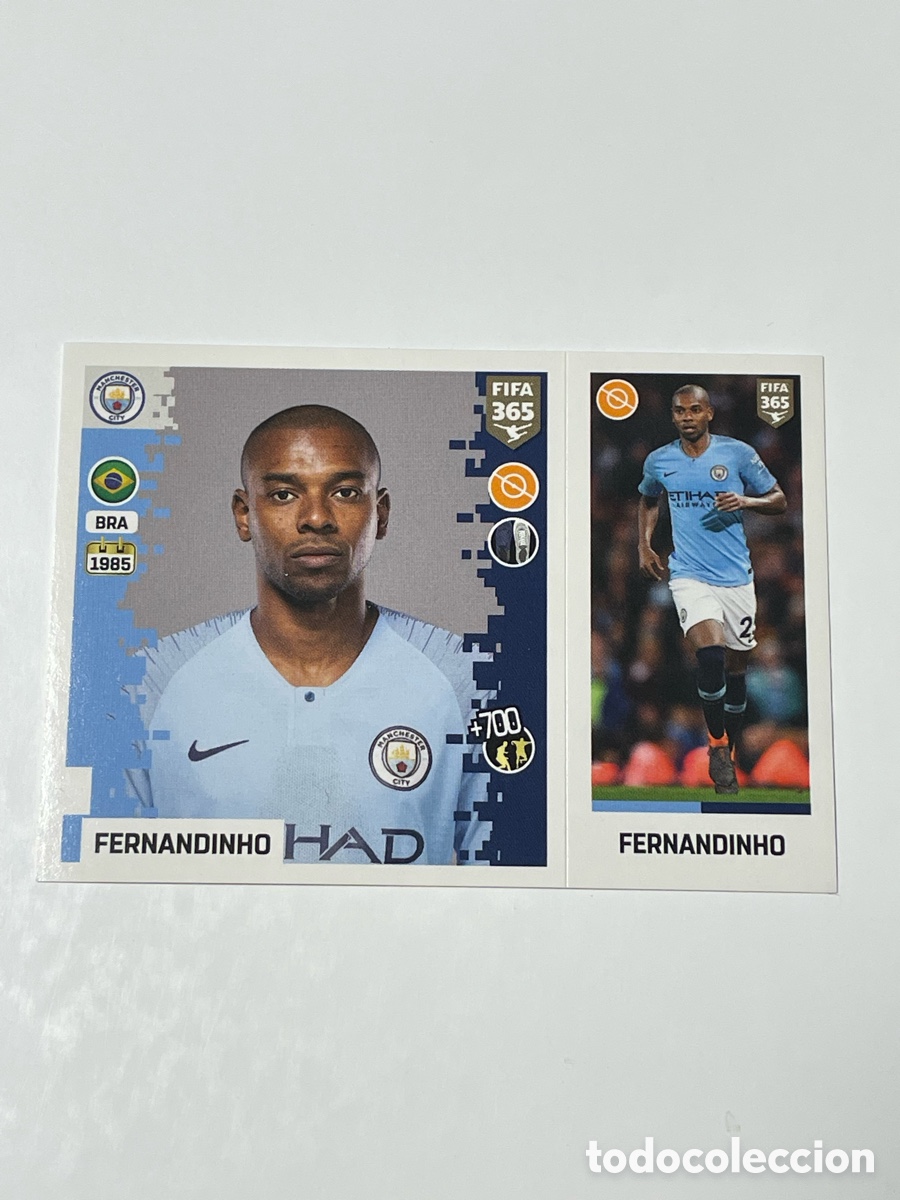 Cartes &agrave; collectionner de Football: Fernandinho Manchester City Panini 365 18/19 #34