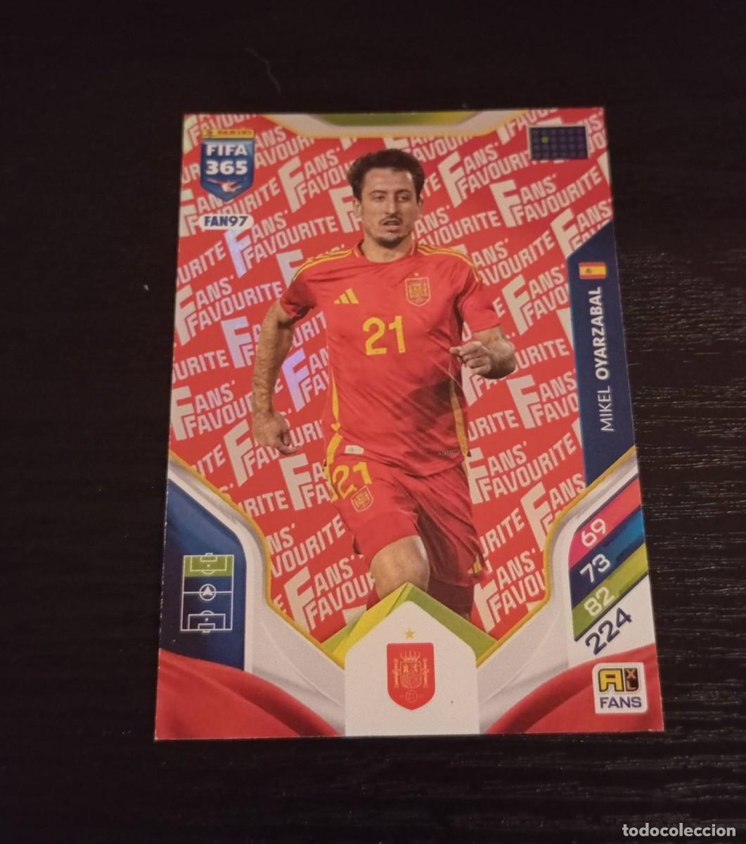 Cromos de Futebol: -PANINI ADRENALYN FIFA 365 2026 : FAN97 OYARZABAL ( ESPA&Ntilde;A ) -- FANS FAVOURITE ROJO -- FAN 97