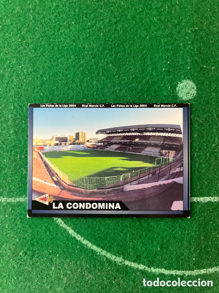 Cartes &agrave; collectionner de Football: 461 LA CONDOMINA REAL MURCIA LAS FICHAS DE LA LIGA 2003 2004 MUNDICROMO ESTADIO