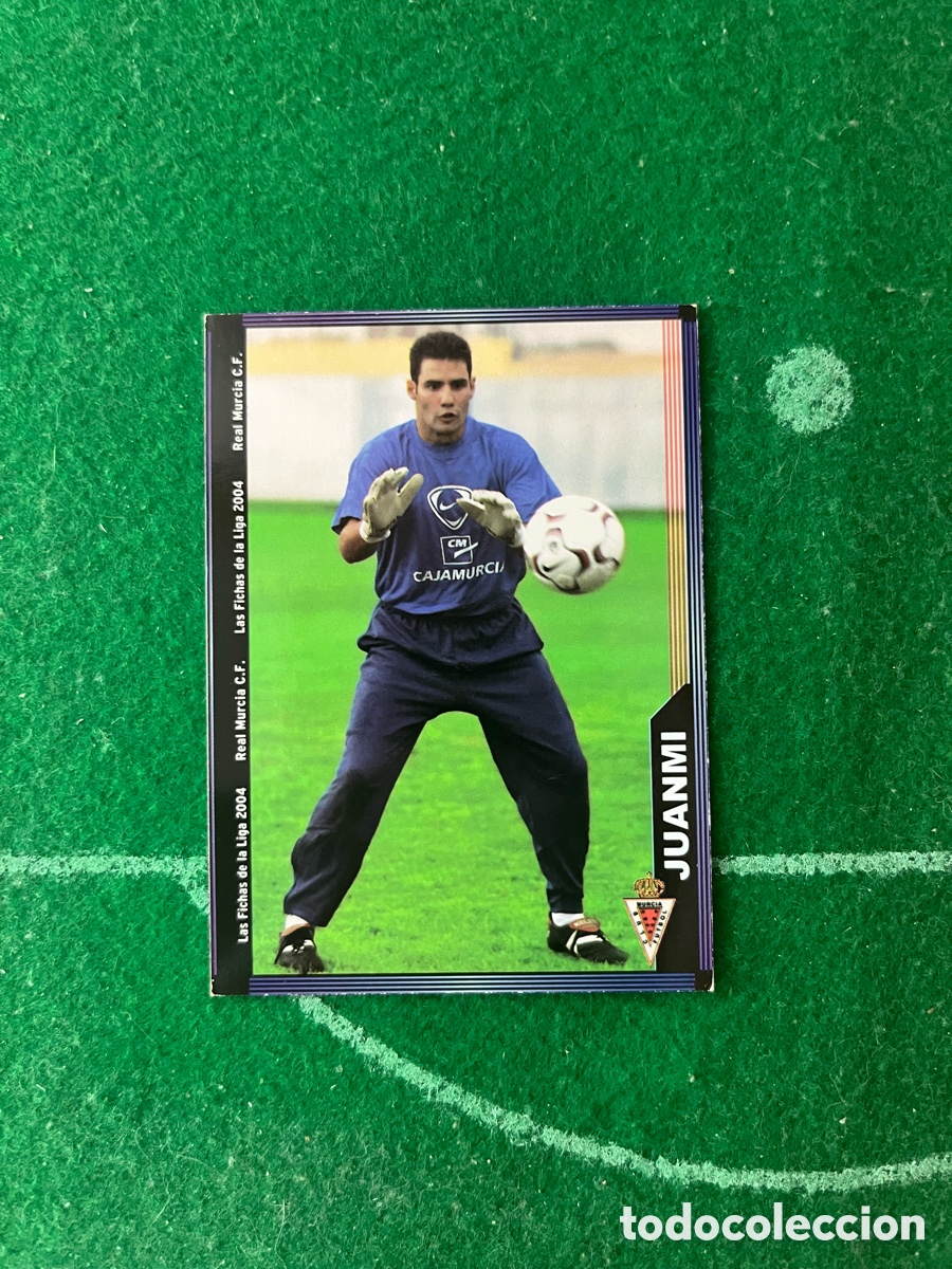 Football Stickers: 463 JUANMI REAL MURCIA LAS FICHAS DE LA LIGA 2003 2004 MUNDICROMO