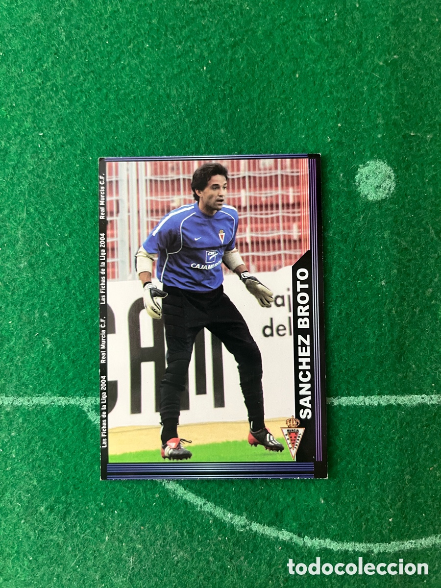 Cartes &agrave; collectionner de Football: 464 SANCHEZ BROTO REAL MURCIA LAS FICHAS DE LA LIGA 2003 2004 MUNDICROMO