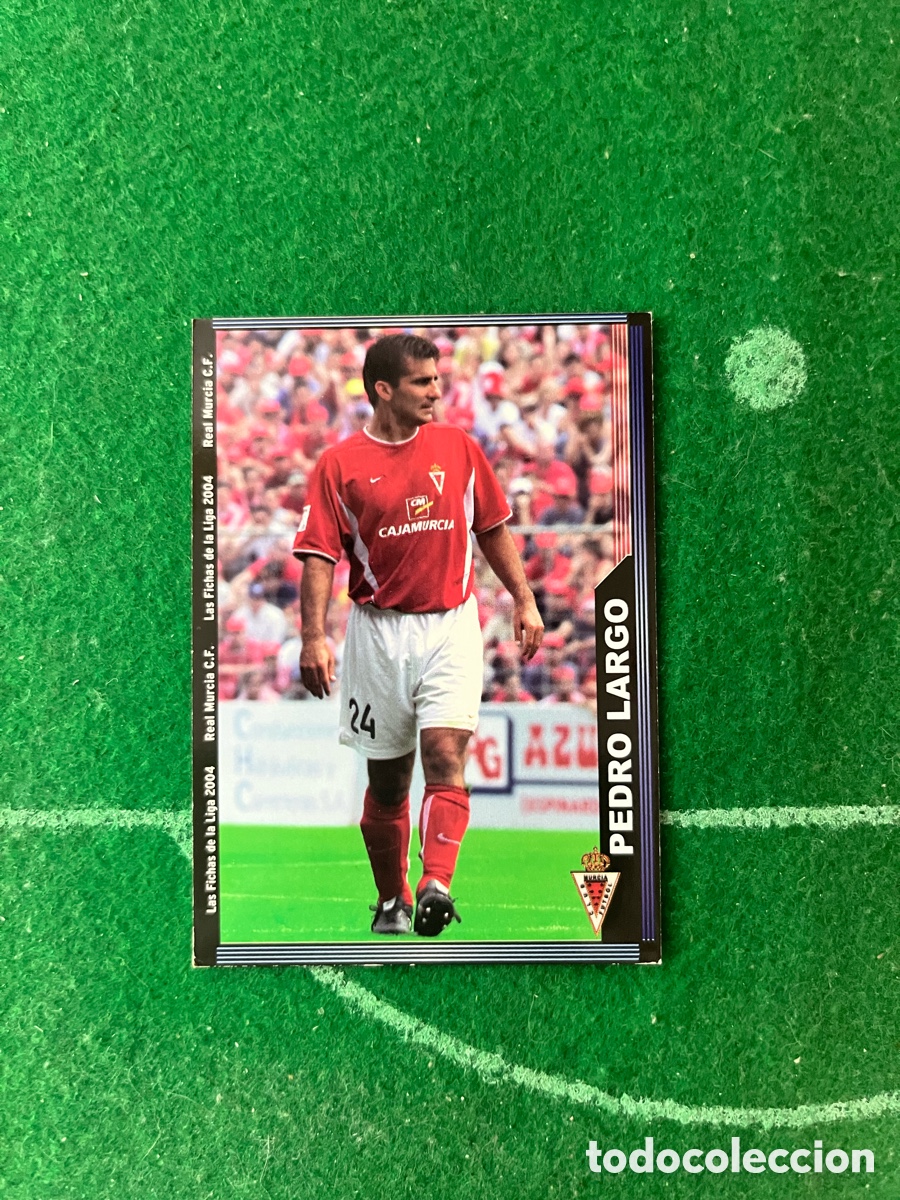 Cartes &agrave; collectionner de Football: 467 PEDRO LARGO REAL MURCIA LAS FICHAS DE LA LIGA 2003 2004 MUNDICROMO