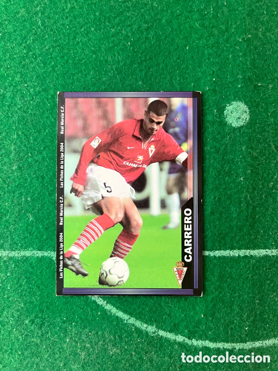 Cartes &agrave; collectionner de Football: 470 CARRERO REAL MURCIA LAS FICHAS DE LA LIGA 2003 2004 MUNDICROMO