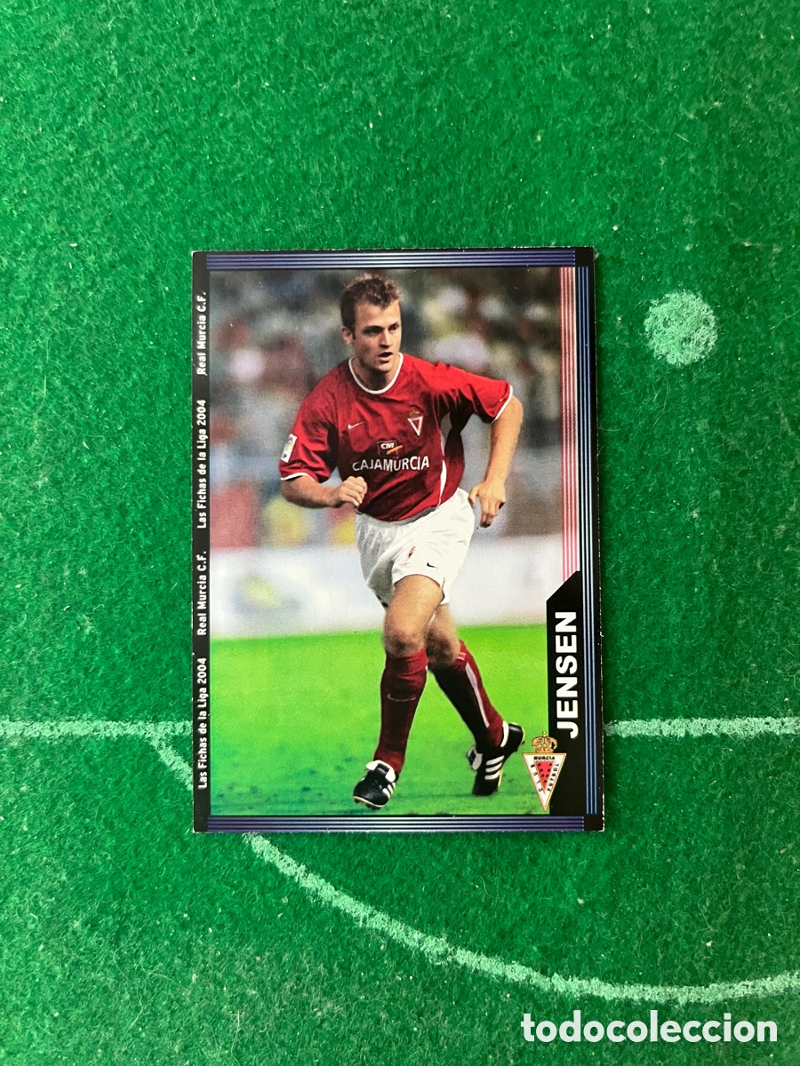 Football Stickers: 473 JENSEN REAL MURCIA LAS FICHAS DE LA LIGA 2003 2004 MUNDICROMO