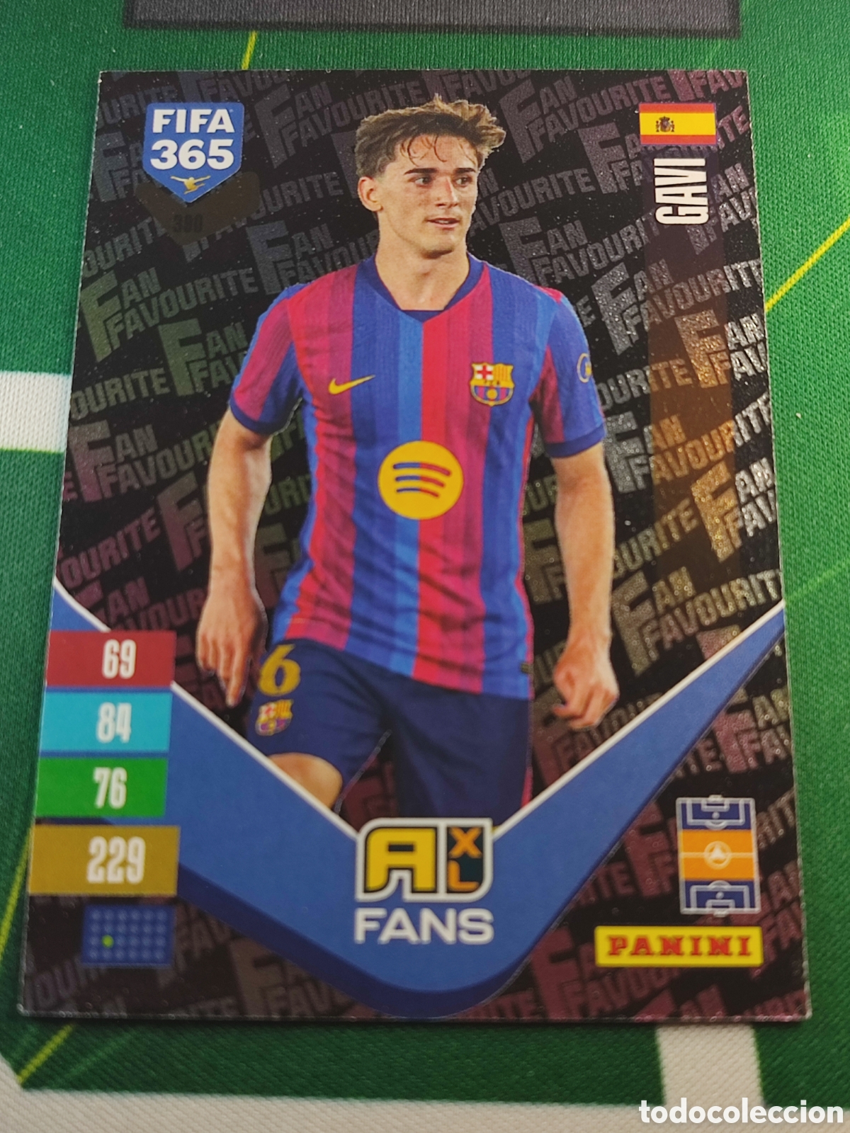 Cartes &agrave; collectionner de Football: 390 Gavi FC Barcelona Fan Favourite Adrenalyn XL Panini FIFA 365 2026 2027 26 27