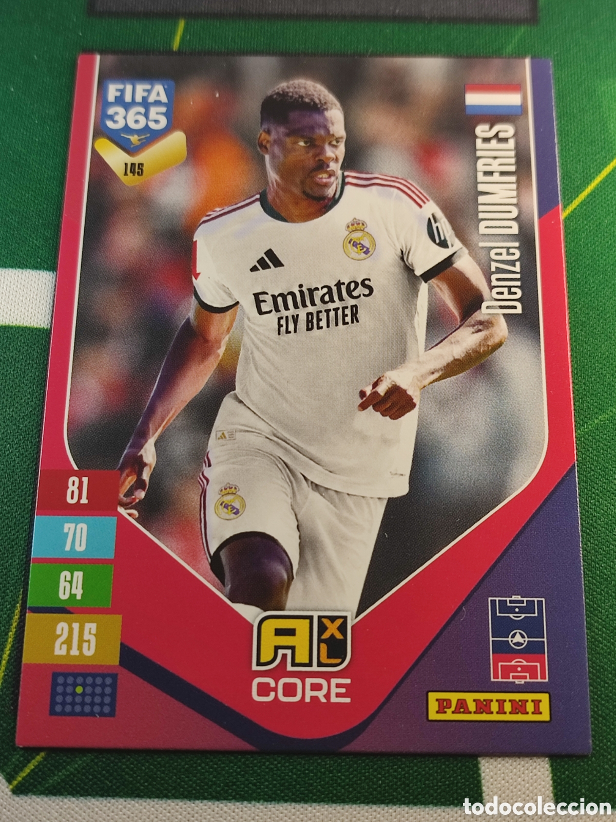 Cromos de Futebol: 145 Denzel Dumfries Real Madrid CF Base card Adrenalyn XL Panini FIFA 365 2026 2027 26 27