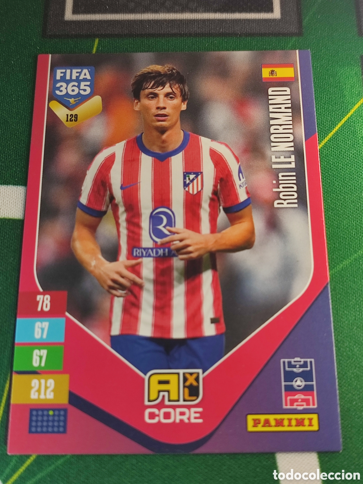 Cromos de Futebol: 129 Robin Le Normand Atl&eacute;tico de Madrid Base card Adrenalyn XL Panini FIFA 365 2026 2027 26 27