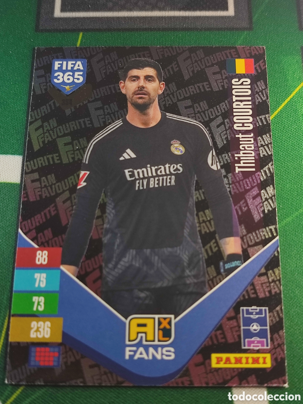 Cromos de Futebol: 354 Thibaut Courtois Real Madrid CF Fan Favourite Adrenalyn XL Panini FIFA 365 2026 2027 26 27