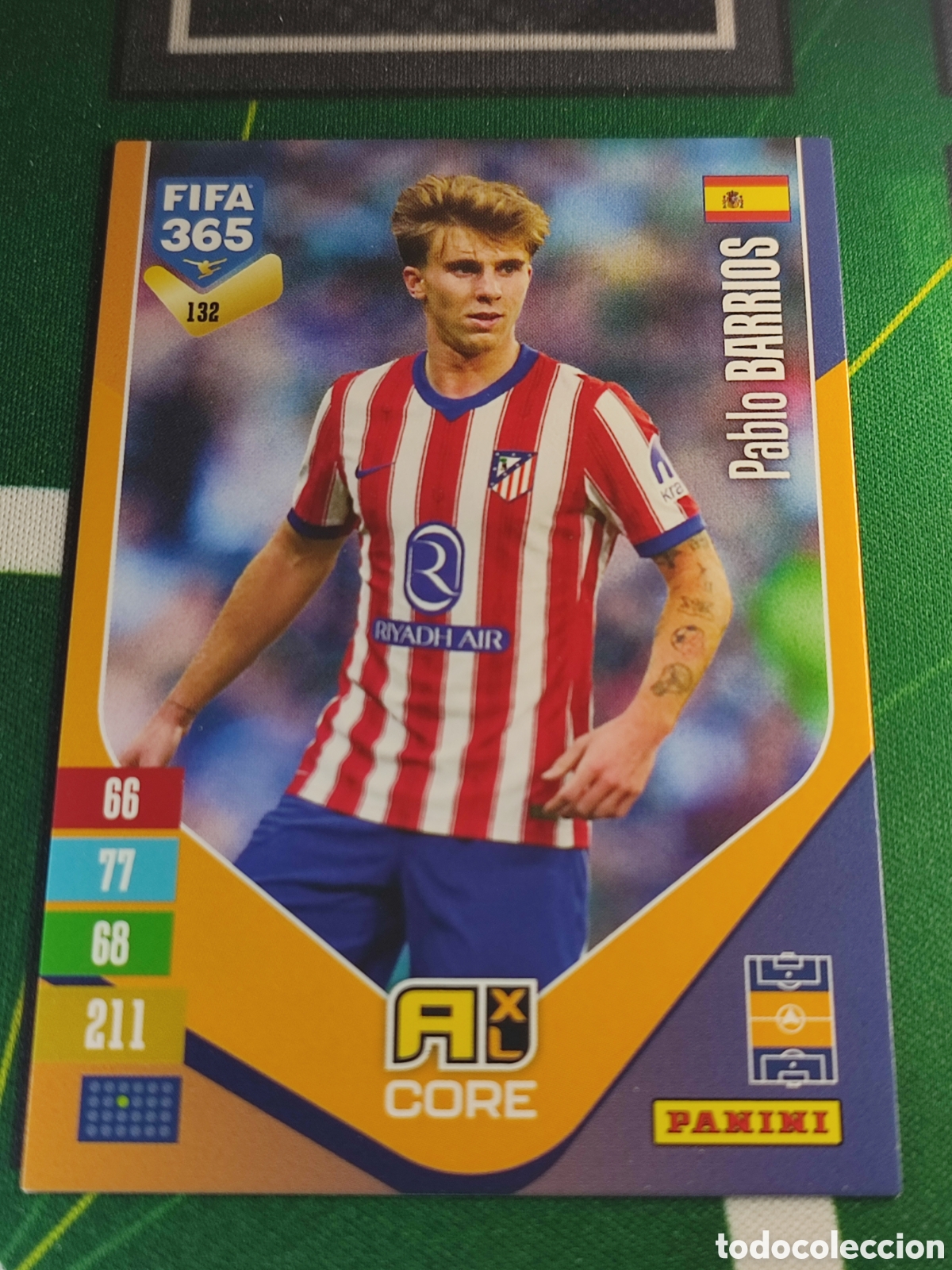 Cromos de Futebol: 132 Pablo Barrios Atl&eacute;tico de Madrid Base card Adrenalyn XL Panini FIFA 365 2026 2027 26 27
