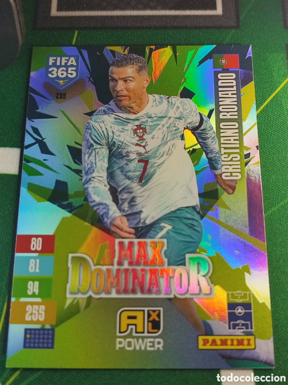 Cromos de Futebol: 295 Cristiano Ronaldo Portugal Max Dominator Adrenalyn XL Panini FIFA 365 2026 2027 26 27