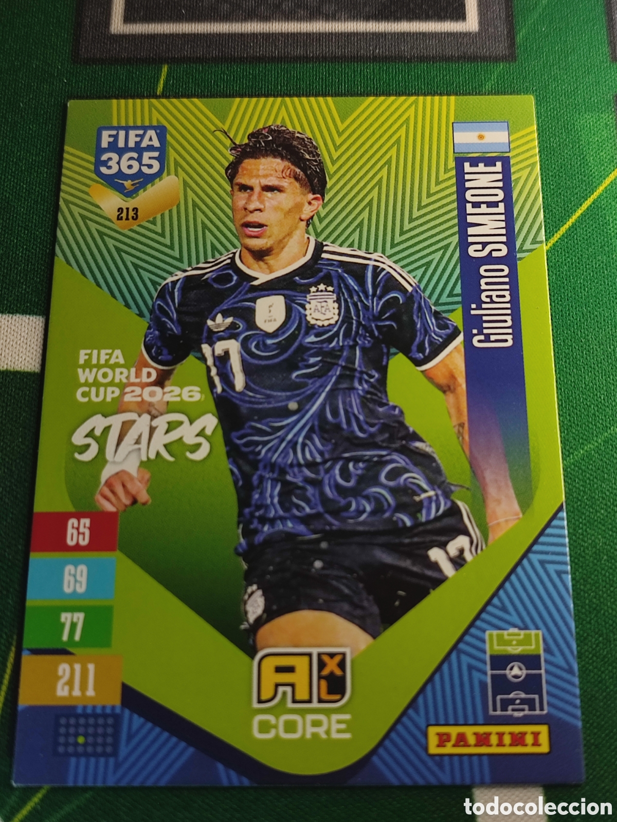 Cromos de Futebol: 213 Giuliano Simeone Argentina FIFA World Cup 2026 Stars Adrenalyn XL Panini FIFA 365 2026 2027 26 2