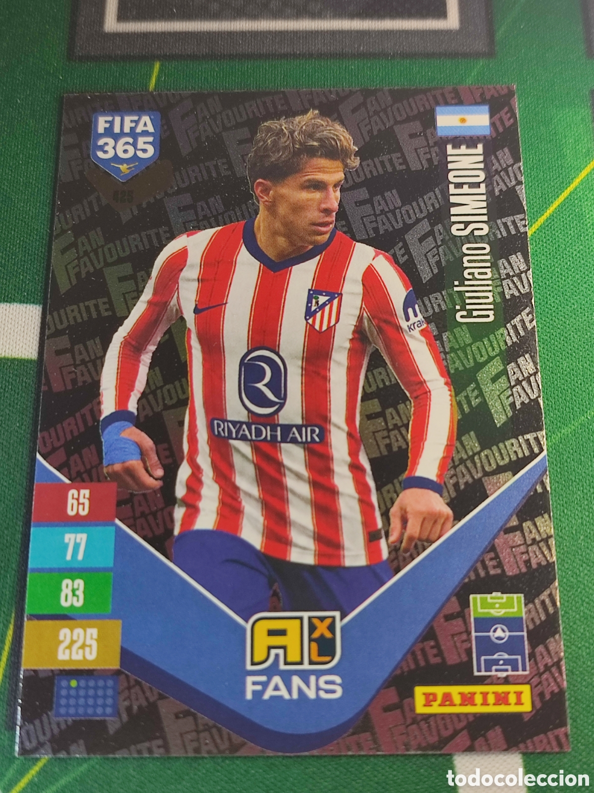 Cromos de Futebol: 425 Giuliano Simeone Atl&eacute;tico de Madrid Fan Favourite Adrenalyn XL Panini FIFA 365 2026 2027 26 27