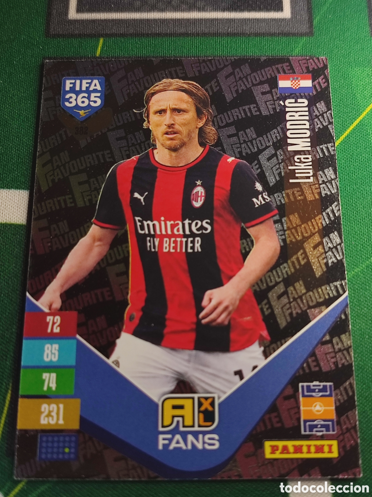 Cromos de Futebol: 382 Luka Modric AC Milan Fan Favourite Adrenalyn XL Panini FIFA 365 2026 2027 26 27