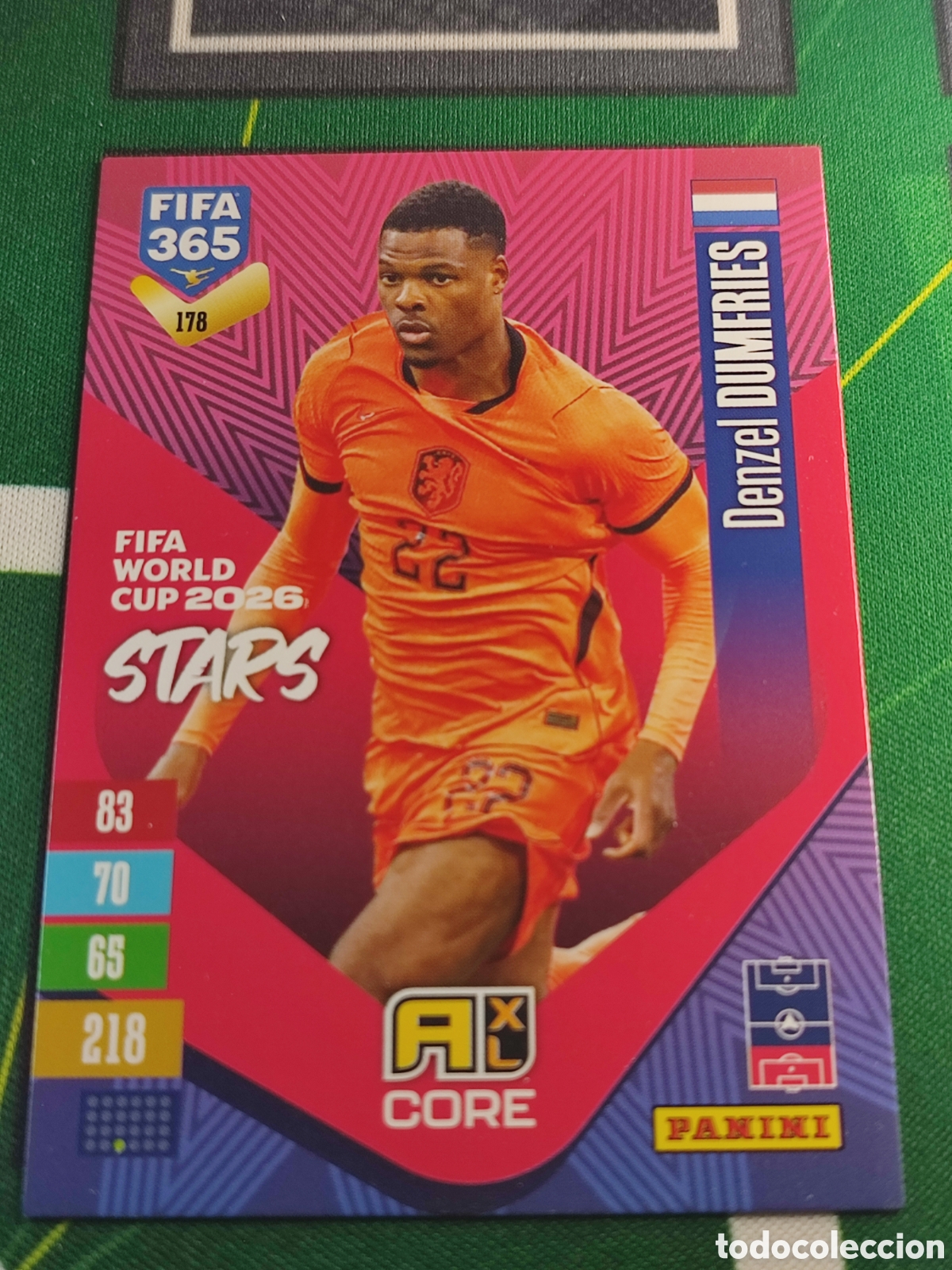 Cromos de Futebol: 178 Denzel Dumfries Netherlands FIFA World Cup 2026 Stars Adrenalyn XL Panini FIFA 365 2026 2027 26