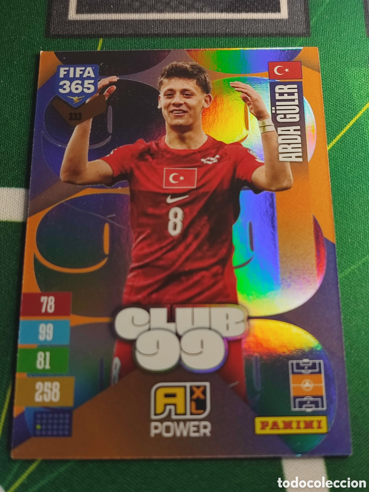 Cromos de Futebol: 333 Arda G&uuml;ler Turkiye Club 99 Adrenalyn XL Panini FIFA 365 2026 2027 26 27